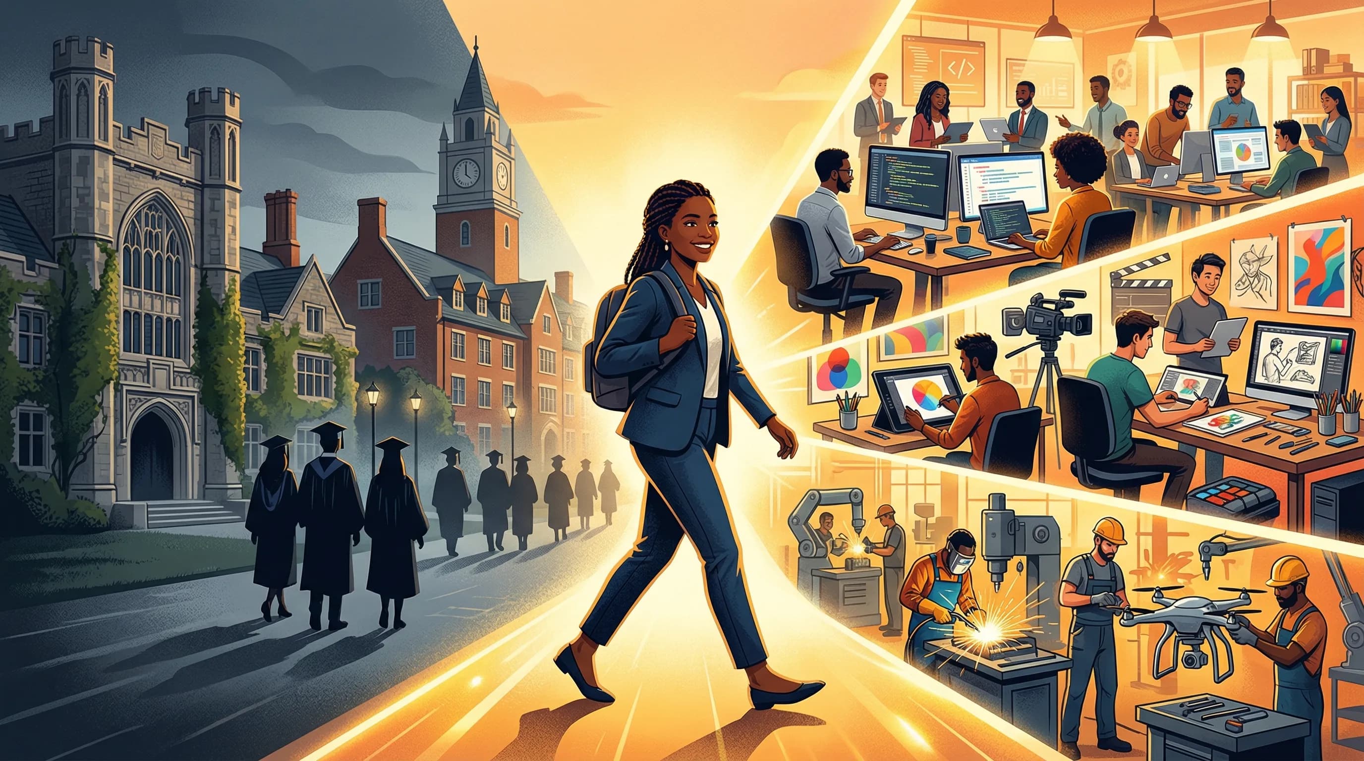 High-Paying Careers You Can Build Without a Traditional College Degree